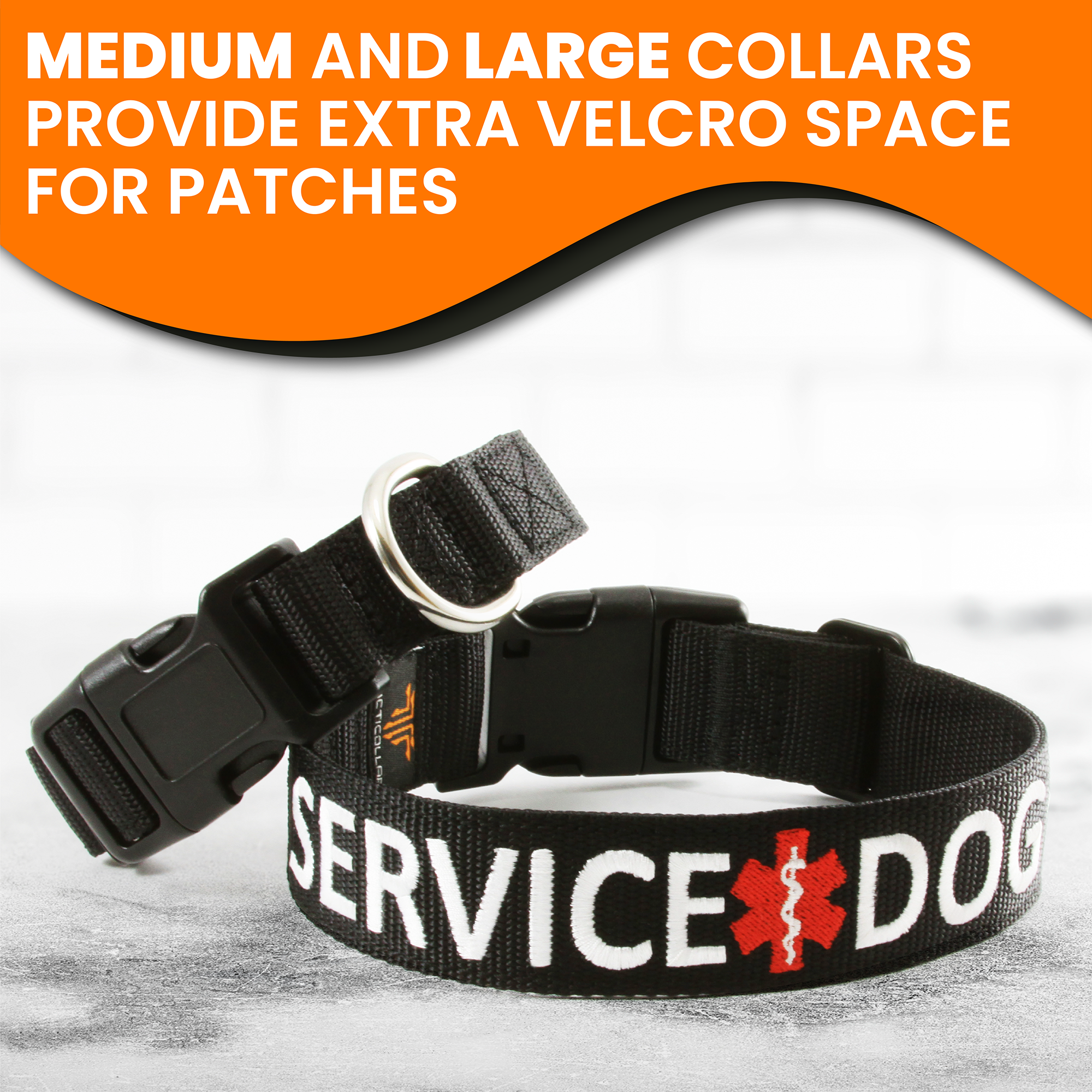 Service dog collar