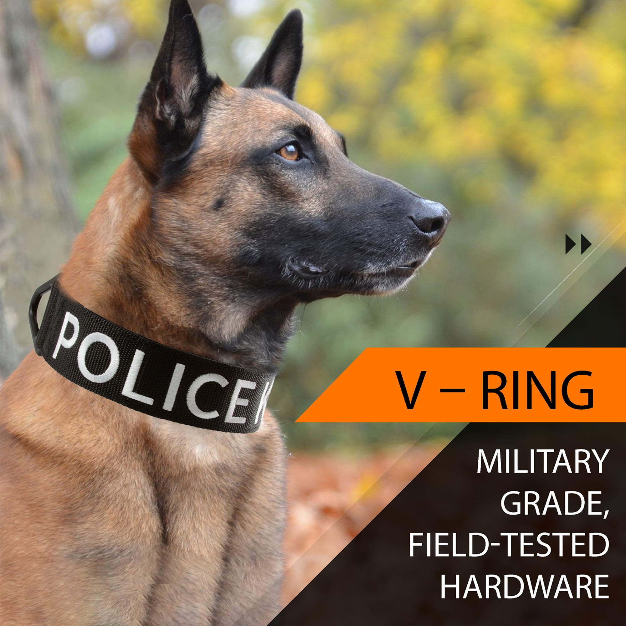 Police and Sheriff K-9 dog collars