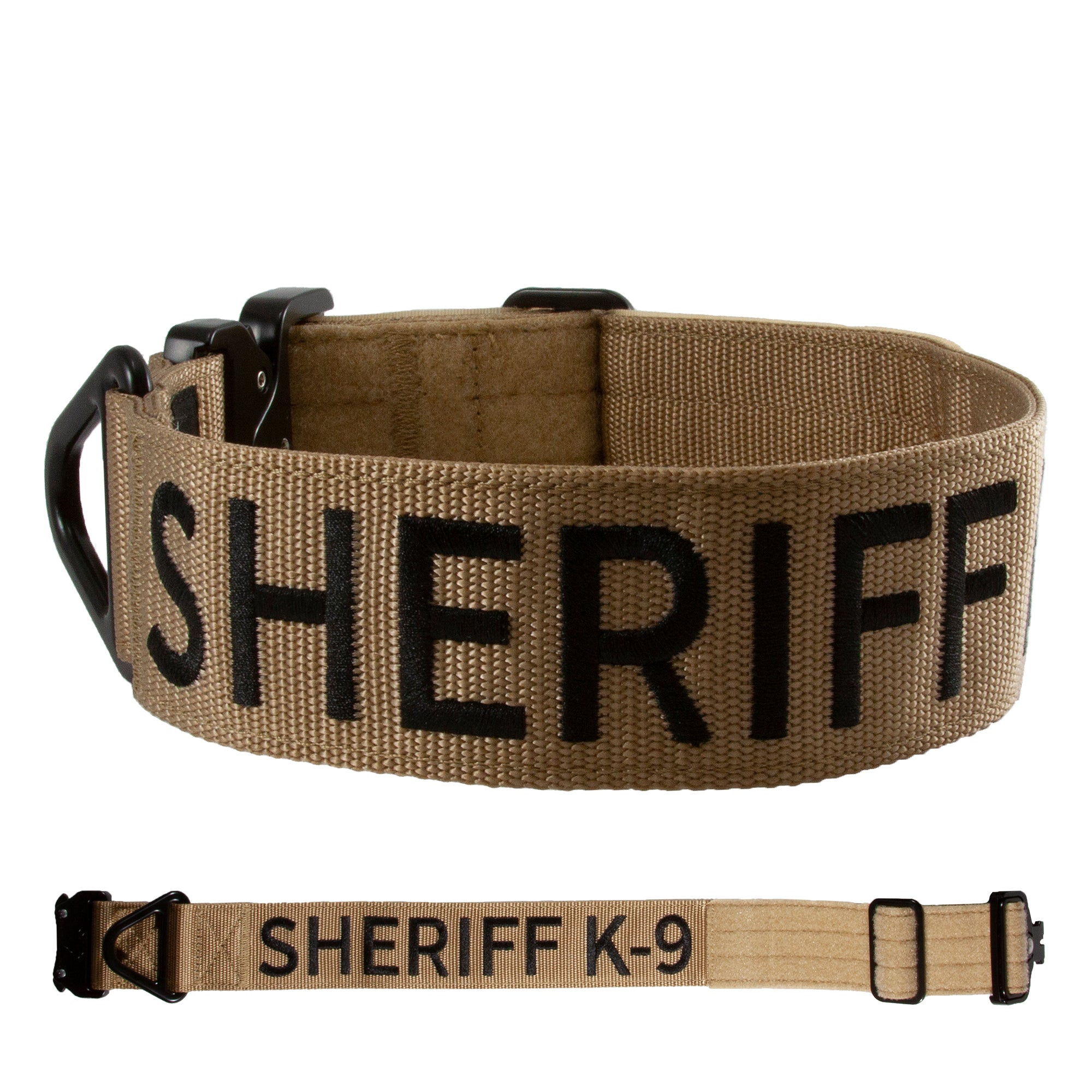 Police and Sheriff K-9 dog collars