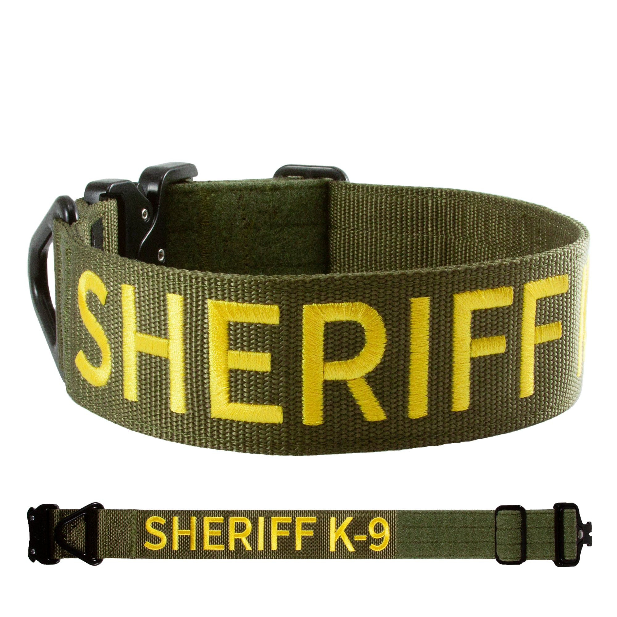 Police and Sheriff K-9 dog collars