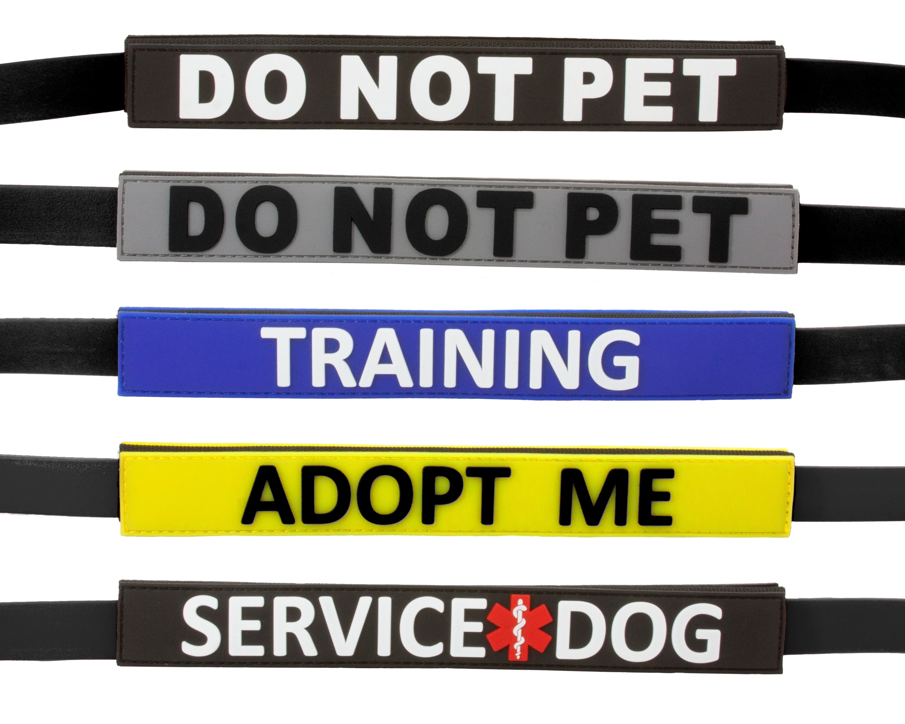 Dog Leash Sleeves, Double Sided, Highly Visible, Communicate Your Dog's Needs to Prevent Accidents