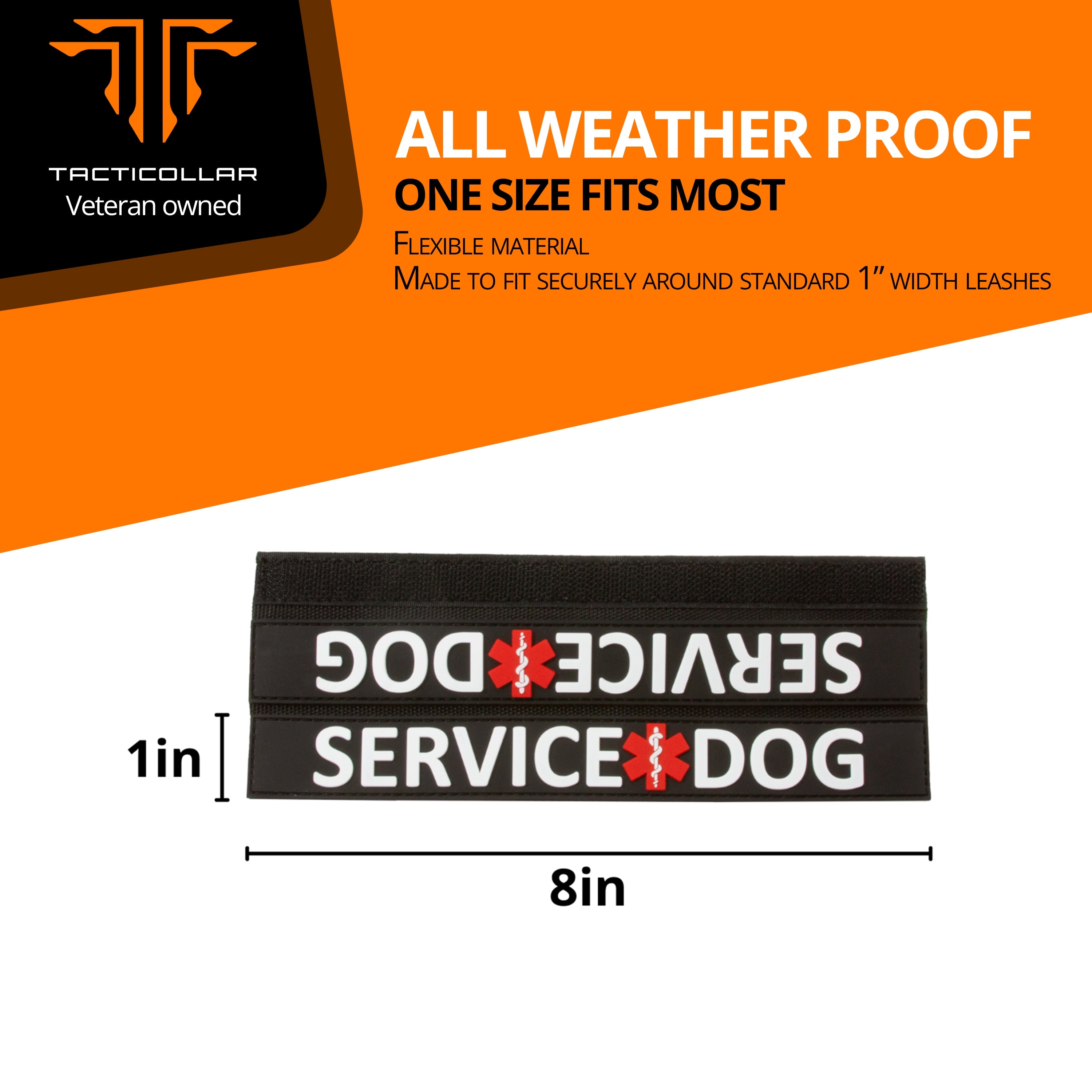  durable, flexible, bright leash sleeves 