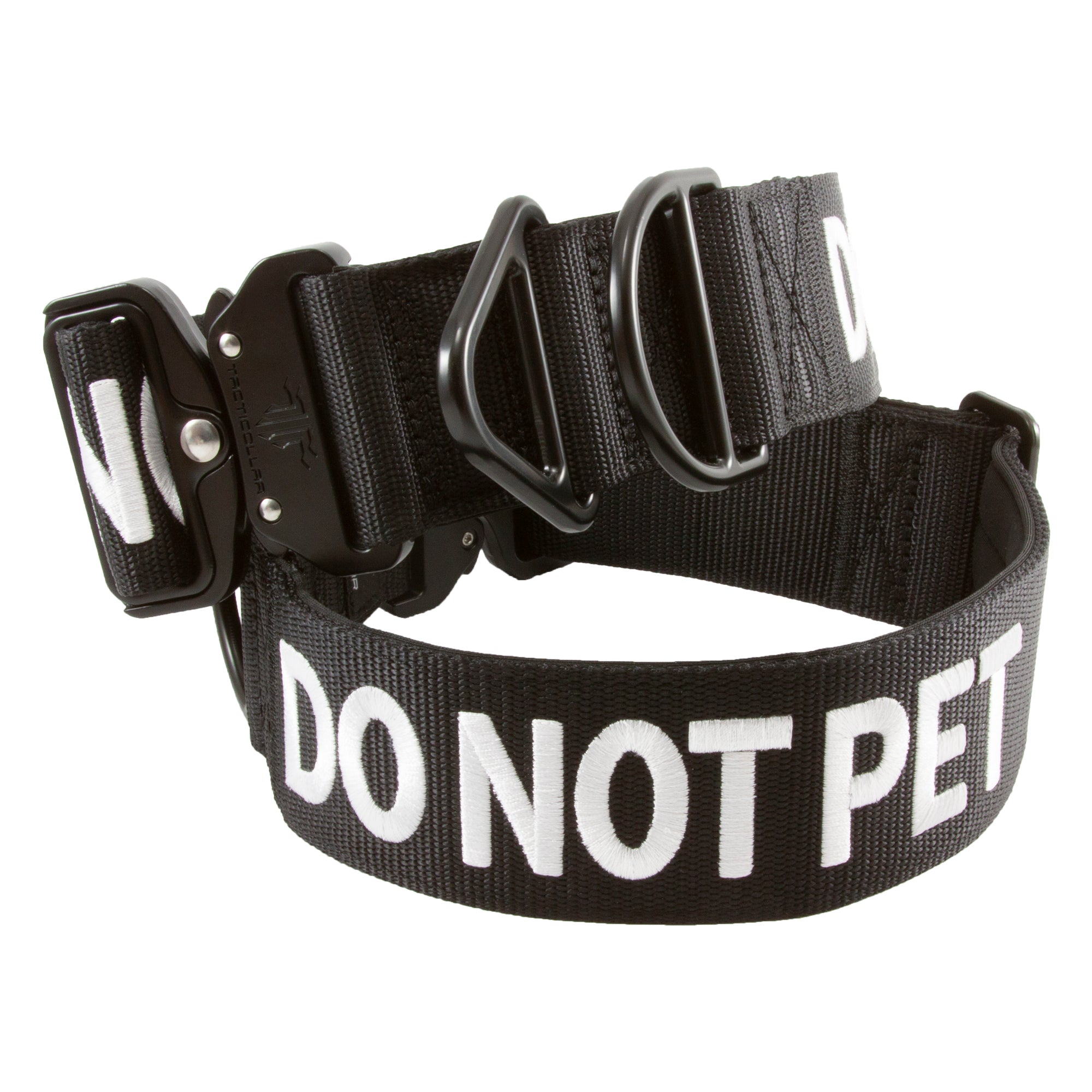 Do Not Pet dog collar, working dogs, reactive dogs, training dogs, dogs that need space.