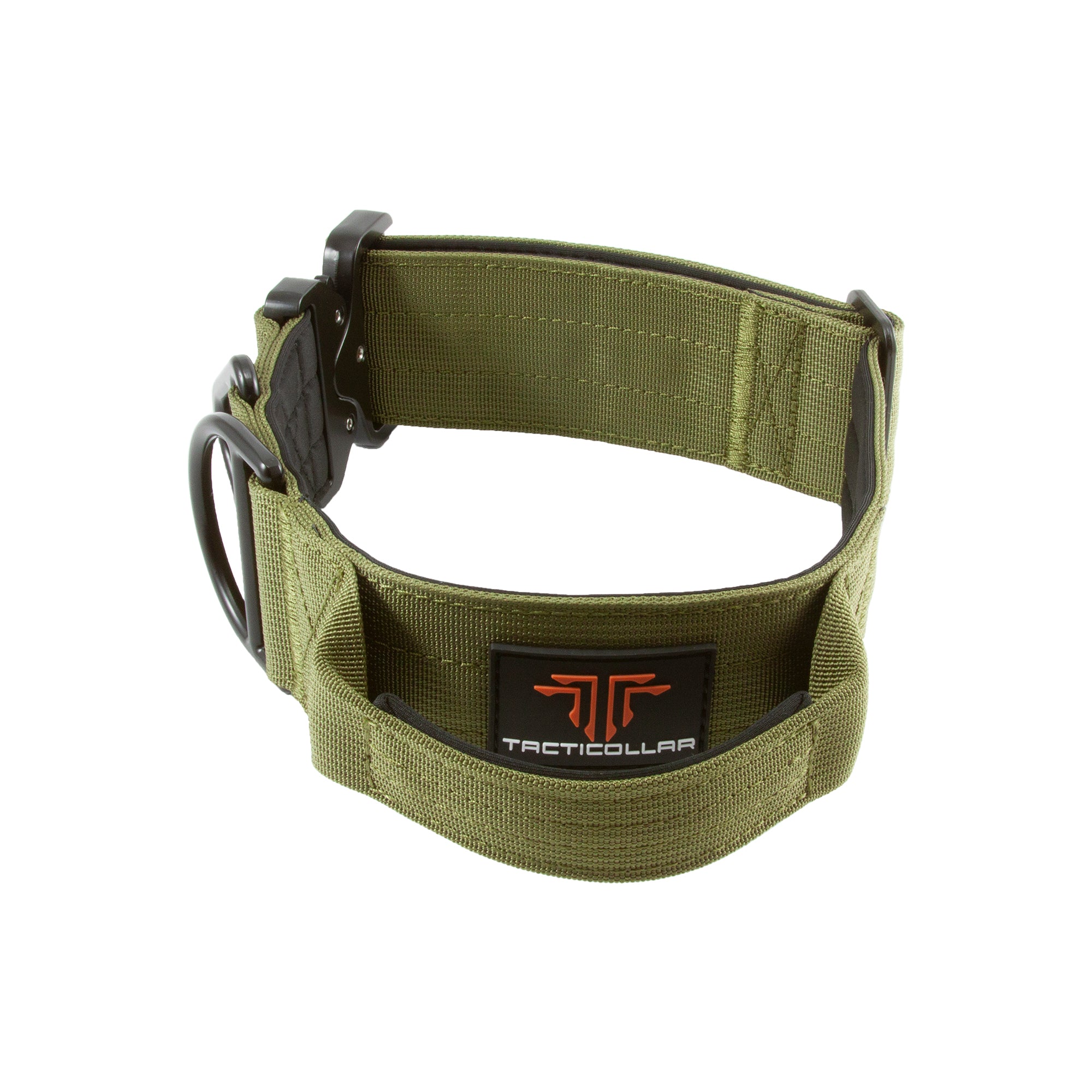 2 inch tactical dog collar black